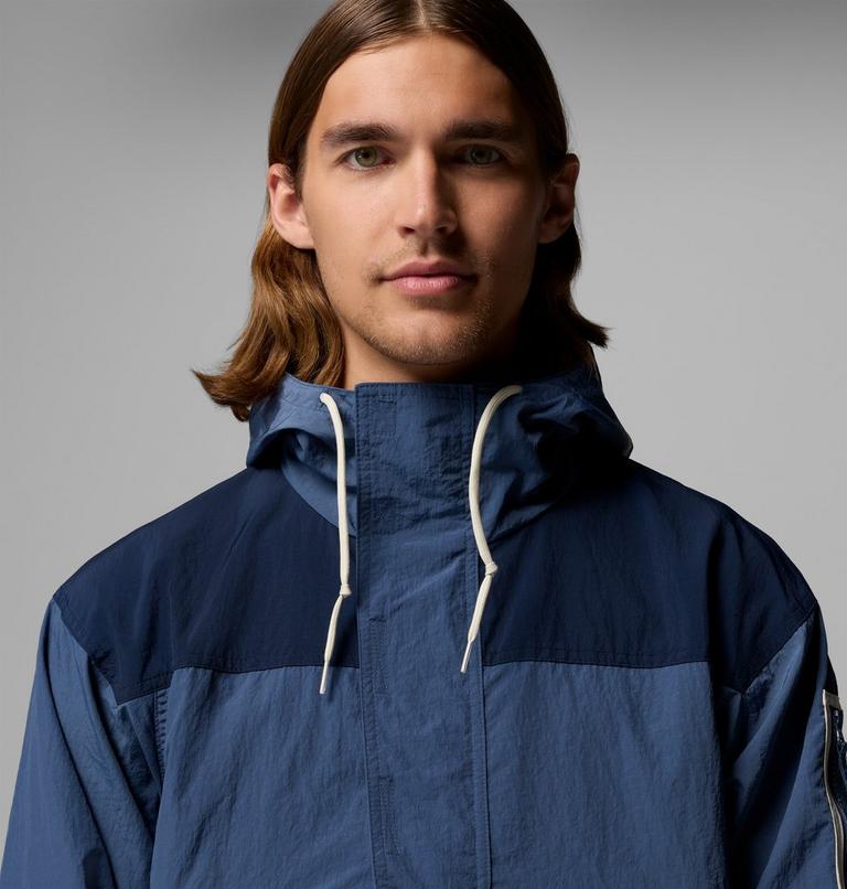 Men's Challenger Windbreaker Anorak, Color: Dark Mountain, Collegiate Navy, image 5