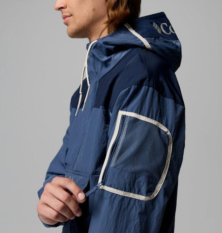 Men's Challenger Windbreaker Anorak, Color: Dark Mountain, Collegiate Navy, image 7