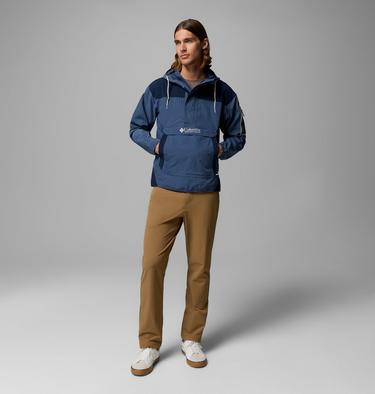 Men's Challenger Windbreaker Anorak, Color: Dark Mountain, Collegiate Navy, image 6