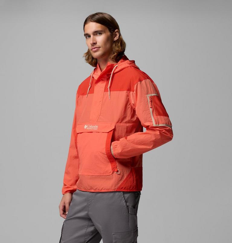 Men's Challenger Windbreaker Anorak, Color: Zing, Super Sonic, image 4