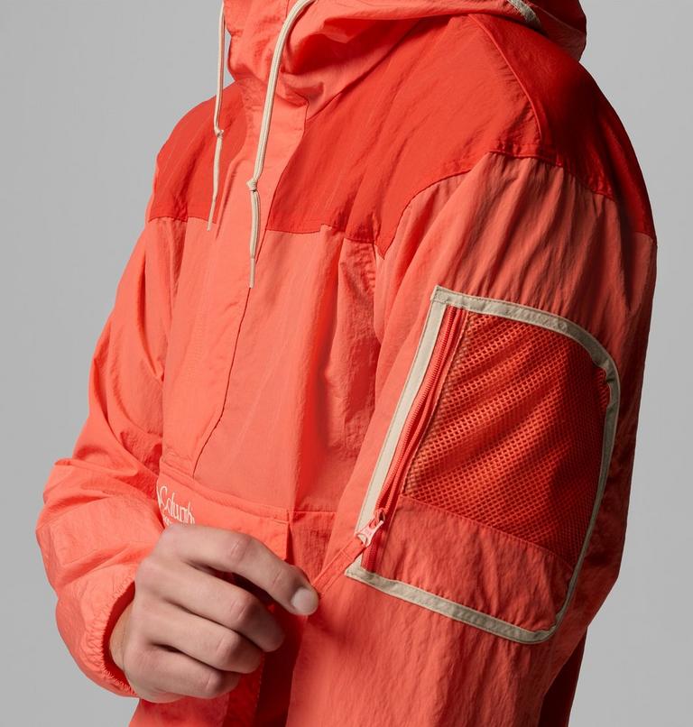 Men's Challenger Windbreaker Anorak, Color: Zing, Super Sonic, image 7