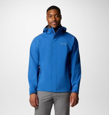 Men's Earth Explorer II Waterproof Jacket, Color: Mountain Blue, image 1