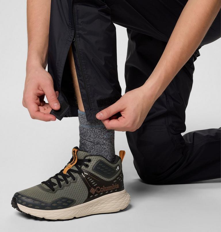 Men's Pouring Adventure III Waterproof Hiking Trousers, Color: Black, image 6