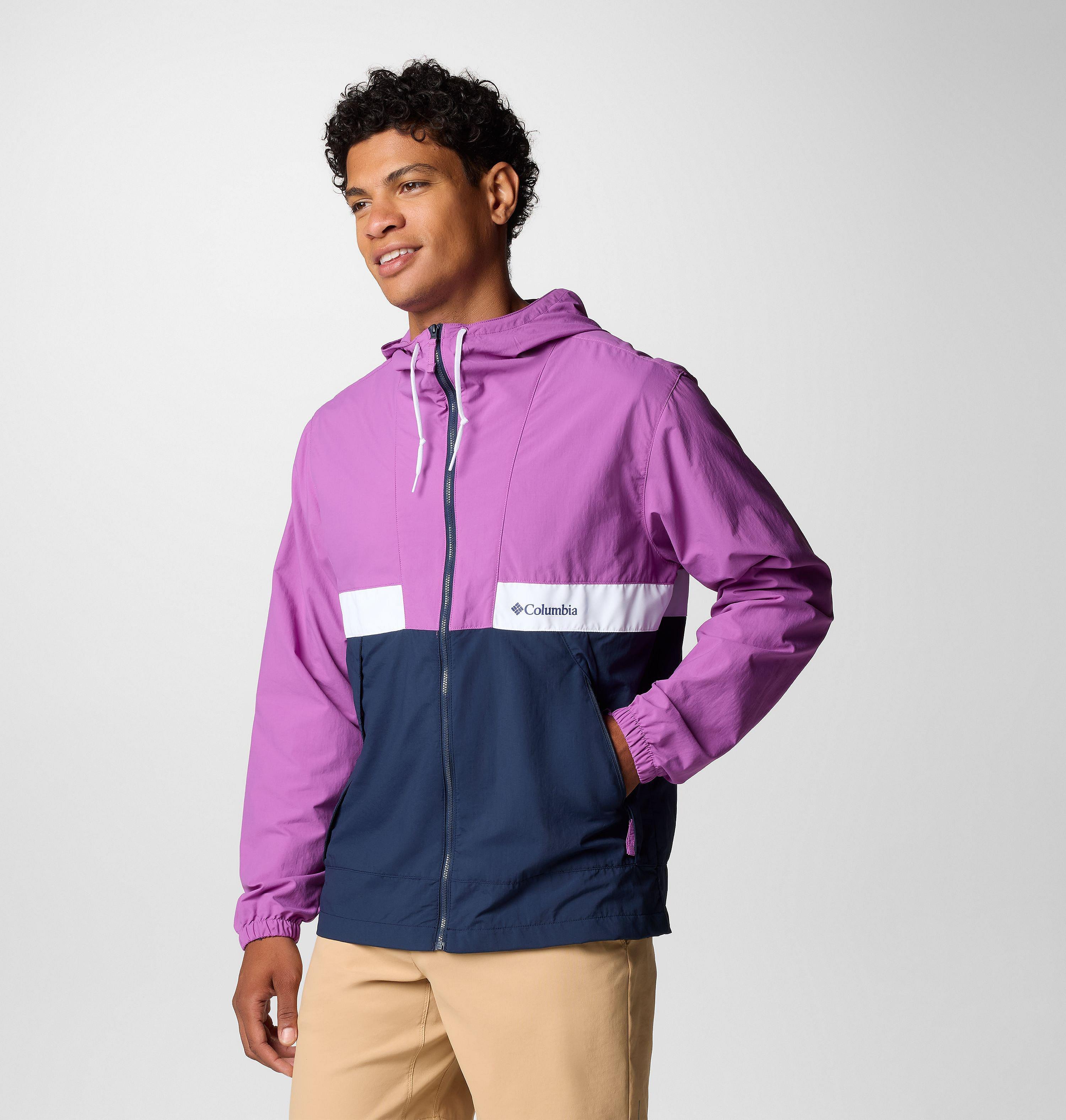Men's Spire Valley™ Hooded Windbreaker | 581 | S 4