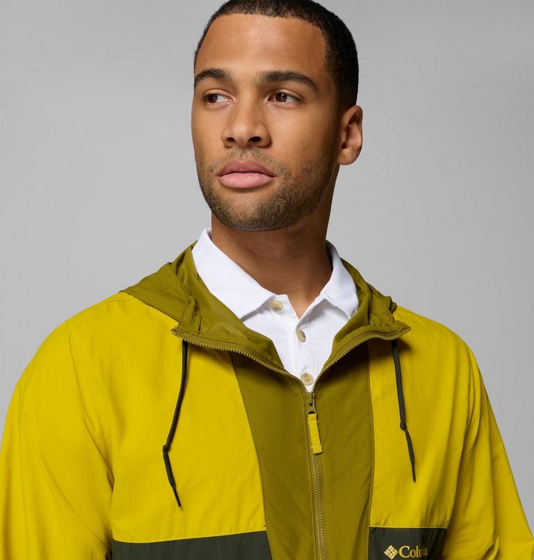 Men's Spire Valley Hooded Windbreaker, Color: Antique Moss, Mossy Green, Greenscape, image 6