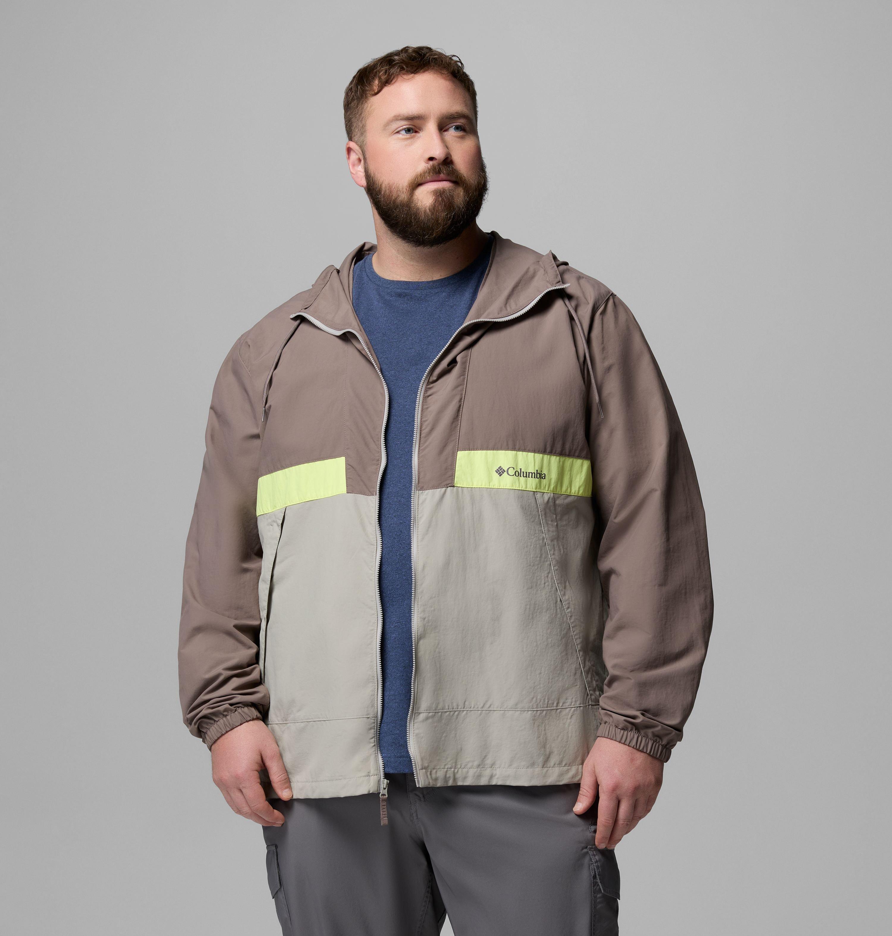 Men's Spire Valley Hooded Windbreaker - Big | 254 | 6X 5