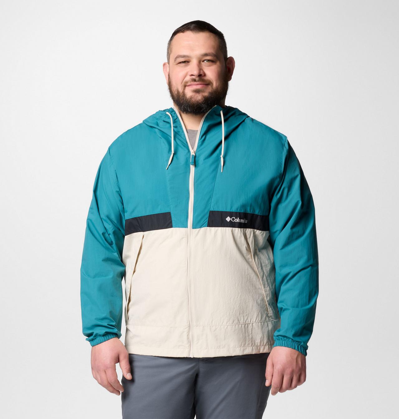 Homme Coupe-vent à capuchon Spire Valley™ - Tailles fortes 1