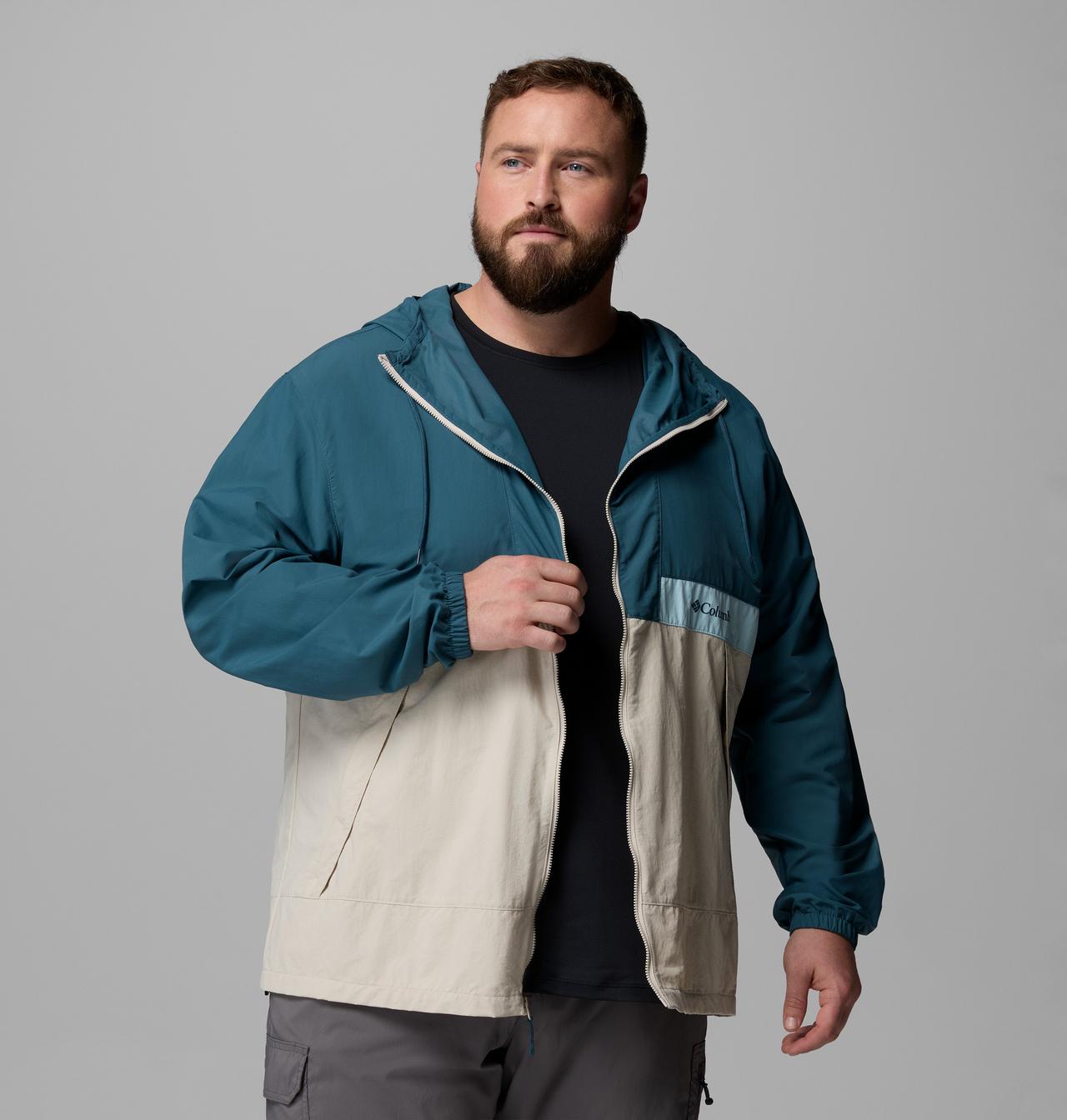 Homme Coupe-vent à capuchon Spire Valley™ - Tailles fortes | 429 | 5X 5