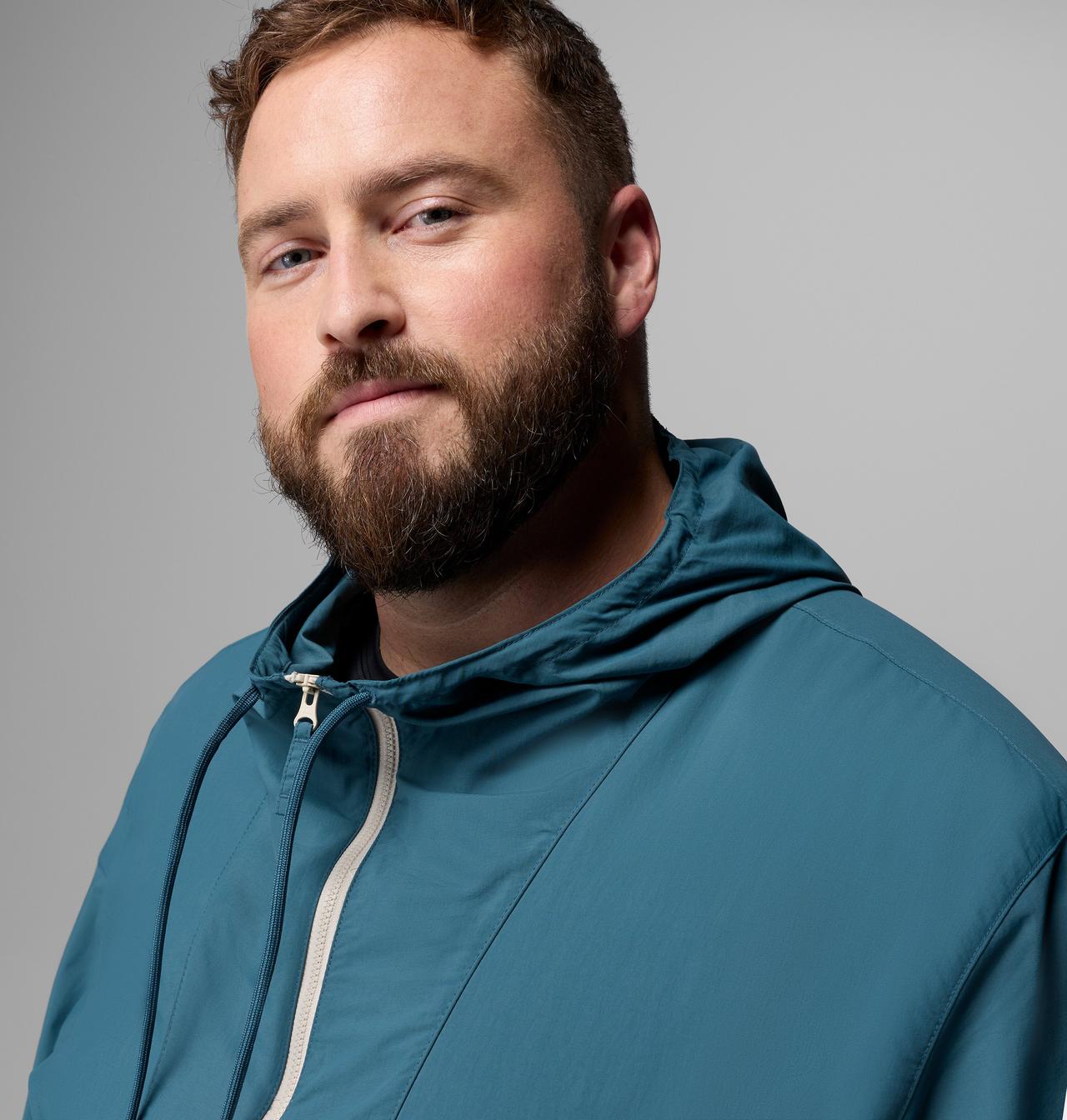 Homme Coupe-vent à capuchon Spire Valley™ - Tailles fortes | 429 | 5X 6