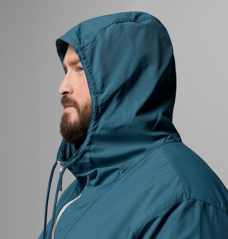 Men's Spire Valley Hooded Windbreaker - Big, Color: Everblue, Dark Stone, Marine Light, image 7