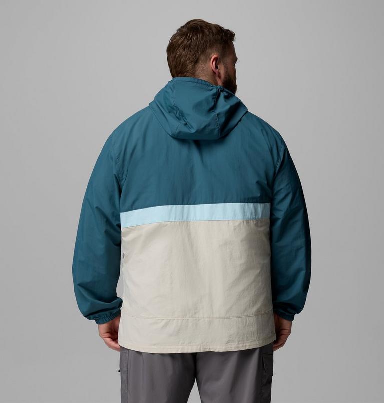 Men's Spire Valley Hooded Windbreaker - Big, Color: Everblue, Dark Stone, Marine Light, image 3