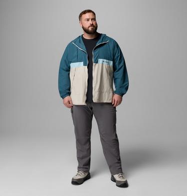 Men's Spire Valley Hooded Windbreaker - Big, Color: Everblue, Dark Stone, Marine Light, image 6