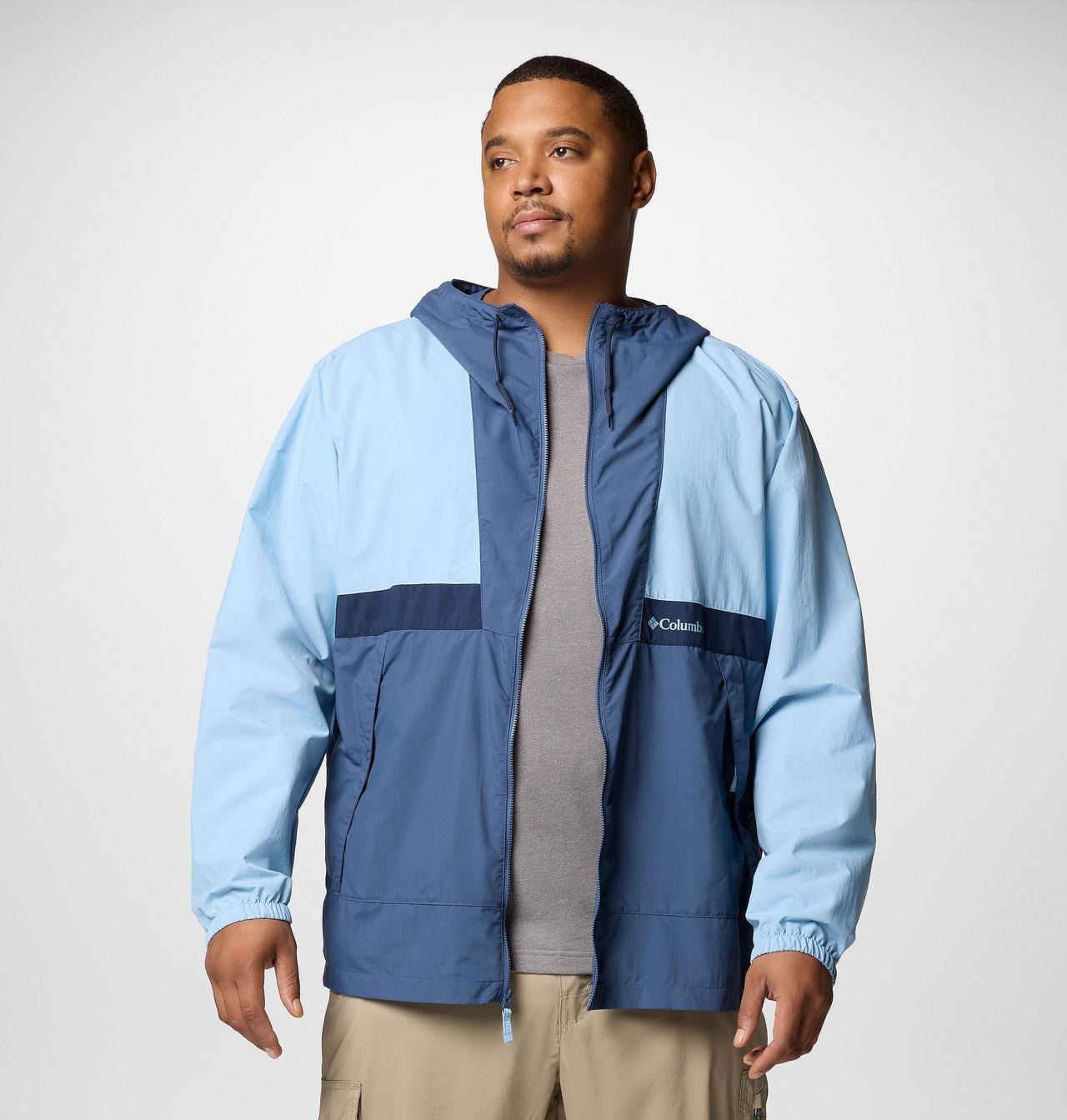 Men's Spire Valley™ Hooded Windbreaker - Big | 431 | 5X 6
