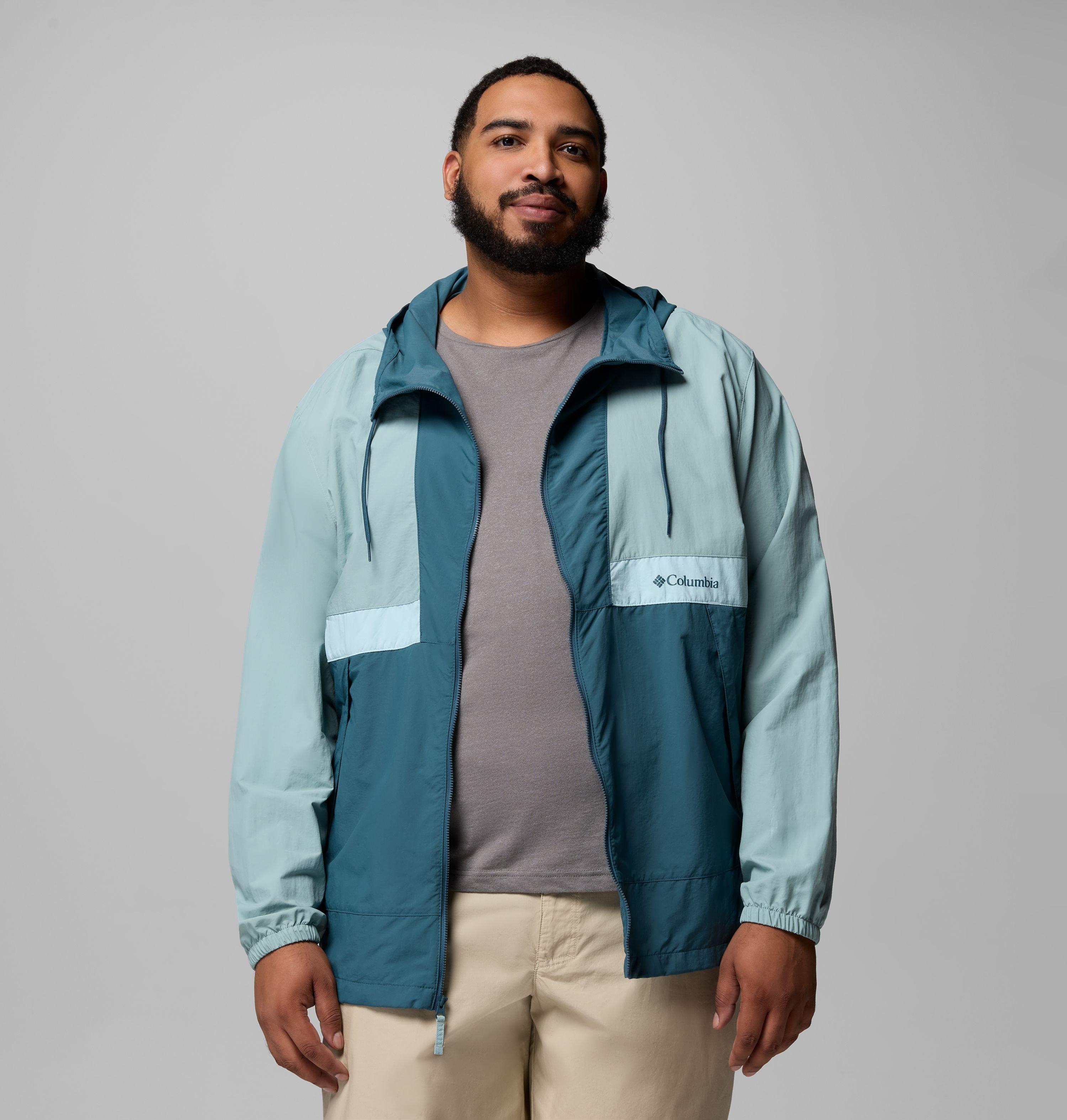 Men's Spire Valley Hooded Windbreaker - Big | 461 | 2X 5
