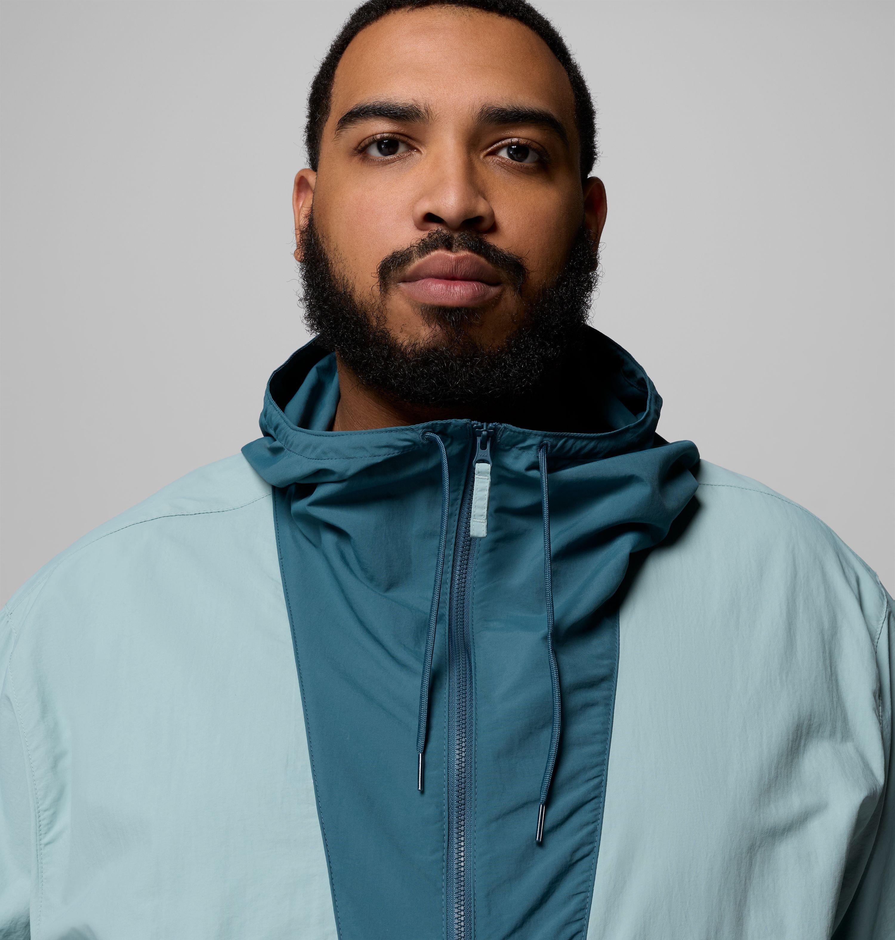 Men's Spire Valley Hooded Windbreaker - Big | 461 | 2X 6