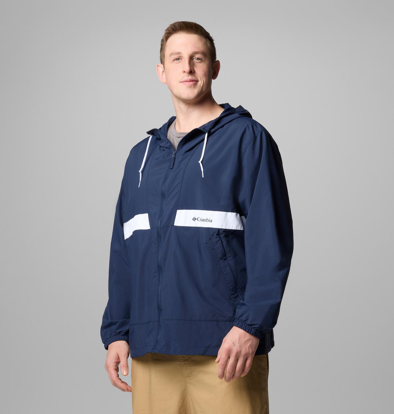 Men's Spire Valley™ Hooded Windbreaker - Big | 465 | 4X 1