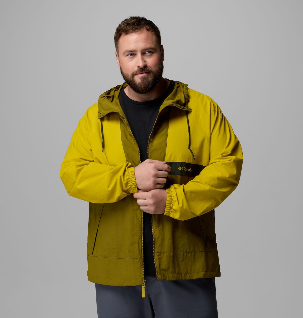 Men's Spire Valley™ Hooded Windbreaker - Big | 764 | 2X 5