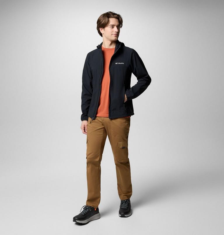 Chaqueta softshell de senderismo con capucha Heather Canyon II para hombre, Color: Black, image 2