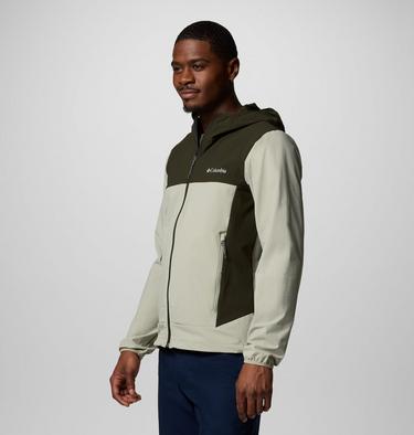 Veste de Randonnée Softshell à Capuche Heather Canyon II Homme, Color: Safari, Greenscape, image 3
