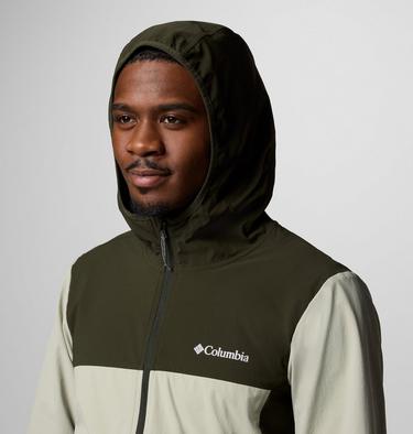 Veste de Randonnée Softshell à Capuche Heather Canyon II Homme, Color: Safari, Greenscape, image 4