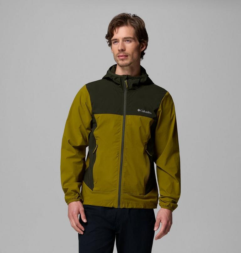 Heather Canyon II Softshell Wanderjacke mit Kapuze f&uuml;r M&auml;nner, Color: Mossy Green, Greenscape, image 1