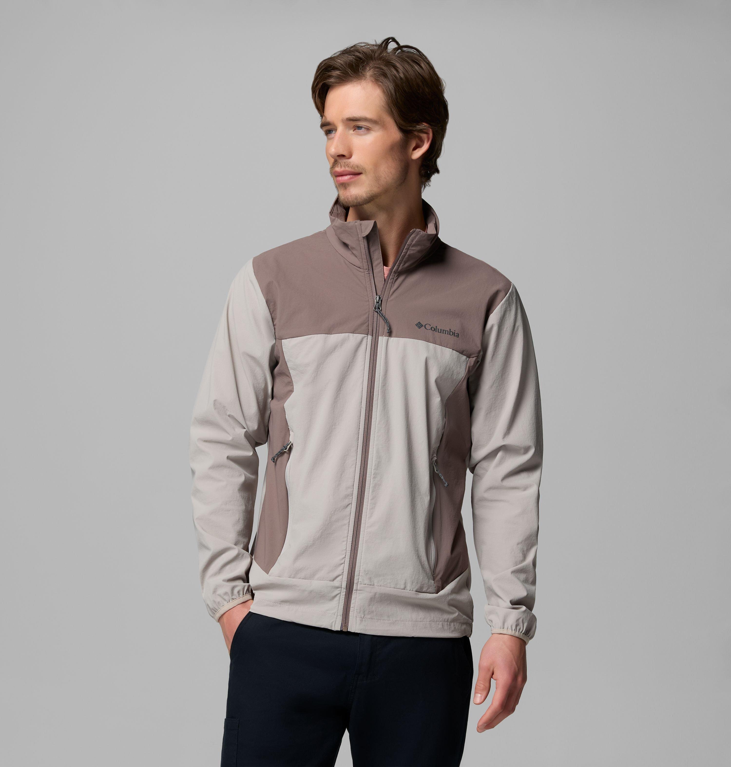 Columbia Sportswear Men's Grey Columbia - Heather Canyon™ Ii Softshell Hiking Jacket - Flint Iron Small