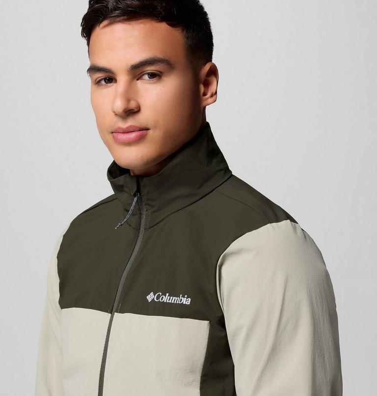 Chaqueta softshell de senderismo Heather Canyon II para hombre, Color: Safari, Greenscape, image 5