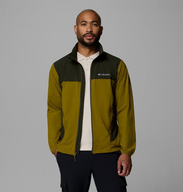 Heather Canyon II Softshell Wanderjacke f&uuml;r M&auml;nner, Color: Mossy Green, Greenscape, image 5