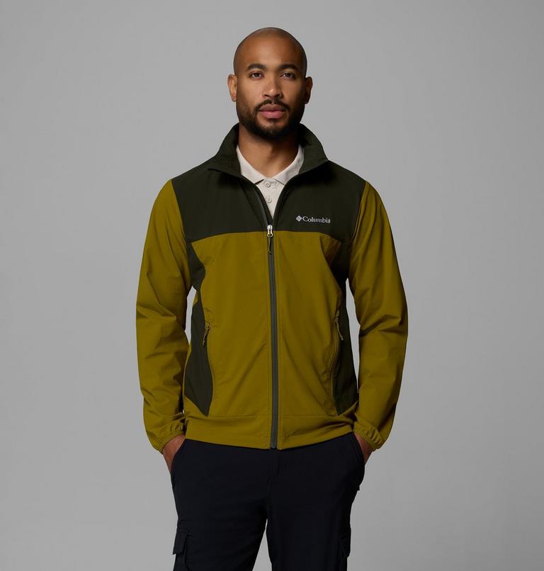 Heather Canyon II Softshell Wanderjacke f&uuml;r M&auml;nner, Color: Mossy Green, Greenscape, image 1