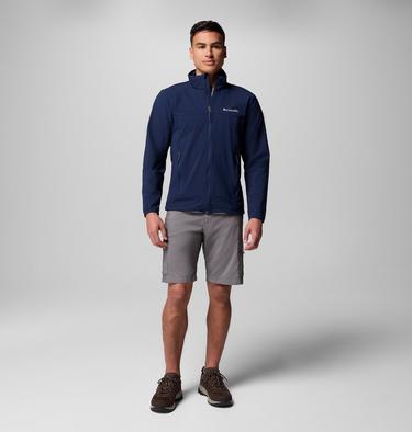 Men's Heather Canyon II Softshell Hiking Jacket, Color: Collegiate Navy, image 11