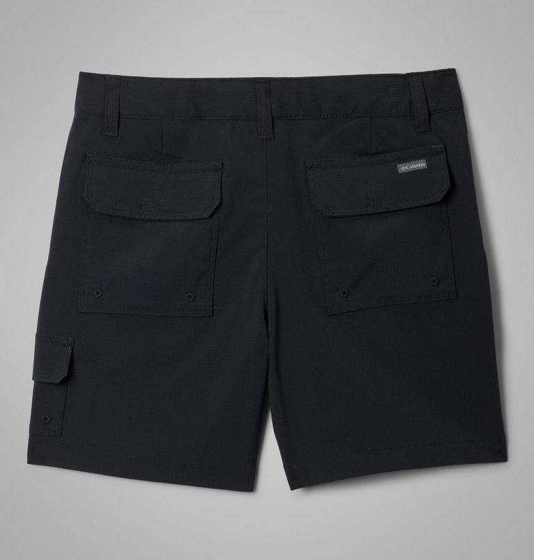 Boys' Tech Trail Utility Shorts, Color: Black, image 2