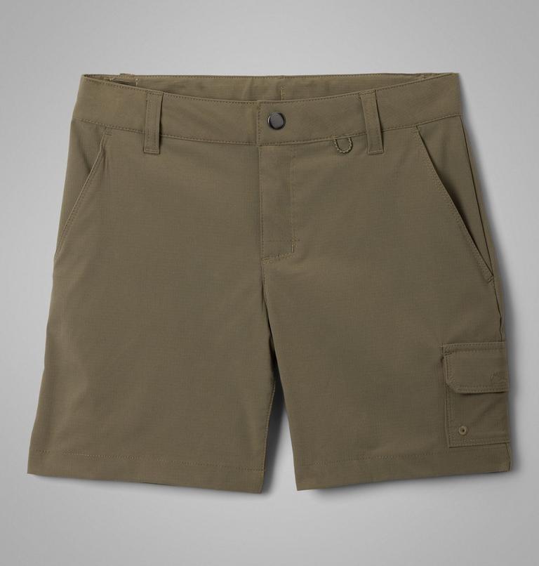 Boys' Tech Trail Utility Hiking Shorts, Color: Stone Green, image 1
