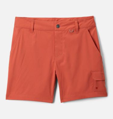 Boys' Tech Trail Utility Hiking Shorts, Color: Tuscan, image 1