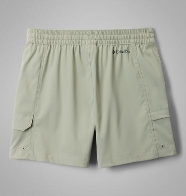 Girls' Tech Trail Utility Shorts, Color: Safari, image 4