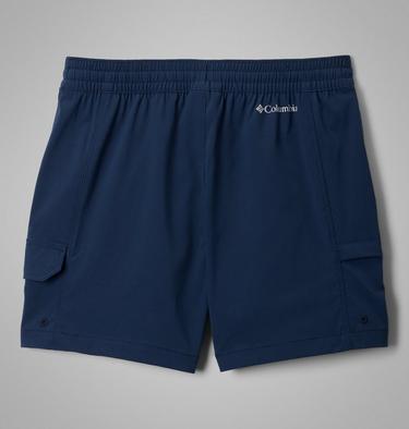 Girls' Tech Trail Utility Shorts, Color: Collegiate Navy, image 2