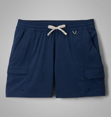 Girls' Tech Trail Utility Shorts, Color: Collegiate Navy, image 1