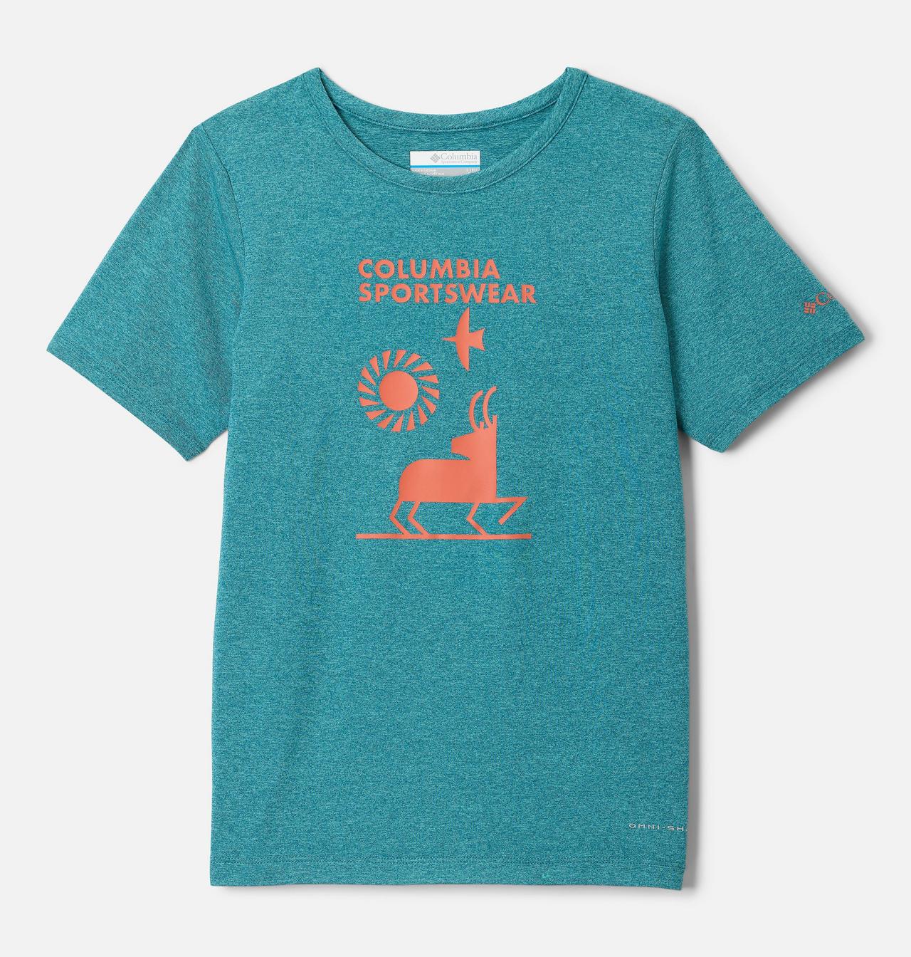 Garçon Chemise à imprimé graphique à manches courtes Tech Trail™ 1