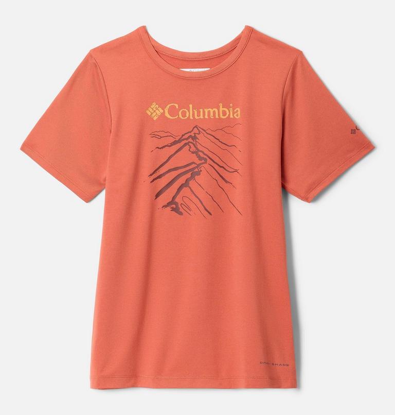 Boys' Tech Trail Short Sleeve Graphic Shirt, Color: Tuscan, Ridge Line Life, image 1