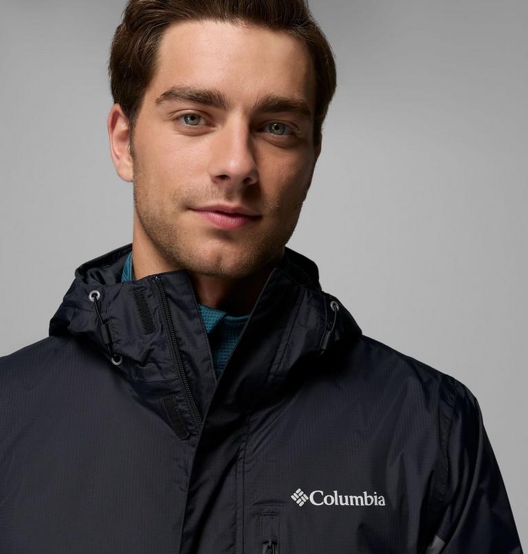 Chaqueta de senderismo impermeable Pouring Adventure III para hombre, Color: Black, City Grey, image 6