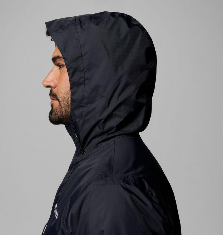 Chaqueta de senderismo impermeable Pouring Adventure III para hombre, Color: Black, Phoenix Blue, image 8