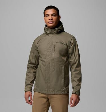 Chaqueta de senderismo impermeable Pouring Adventure III para hombre, Color: Stone Green, image 5