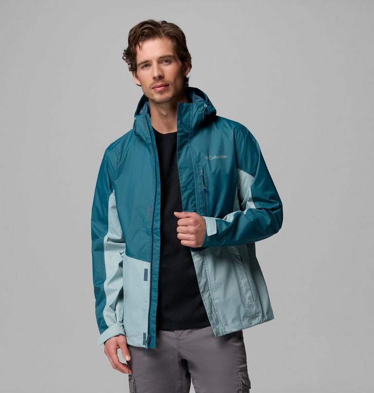 Chaqueta de senderismo impermeable Pouring Adventure III para hombre, Color: Everblue, Crushed Blue, image 5