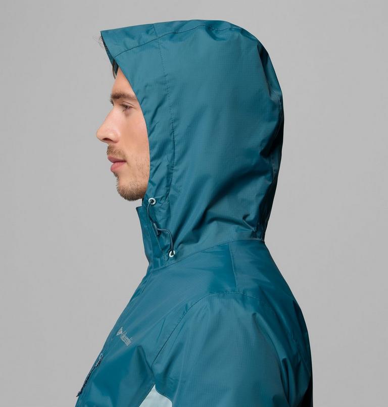 Chaqueta de senderismo impermeable Pouring Adventure III para hombre, Color: Everblue, Crushed Blue, image 8