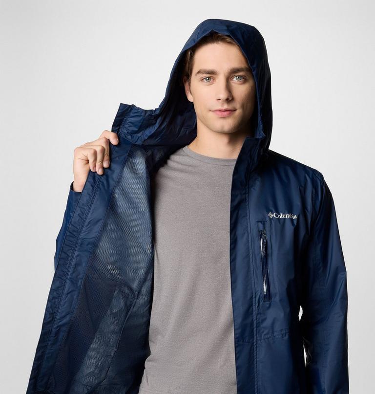 Men's Pouring Adventure III Waterproof Hiking Jacket, Color: Collegiate Navy, image 6
