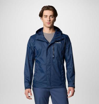 Men's Pouring Adventure III Waterproof Hiking Jacket, Color: Collegiate Navy, image 25