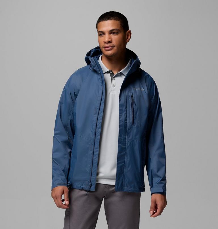 Men's Pouring Adventure III Waterproof Hiking Jacket, Color: Dark Mountain, image 5