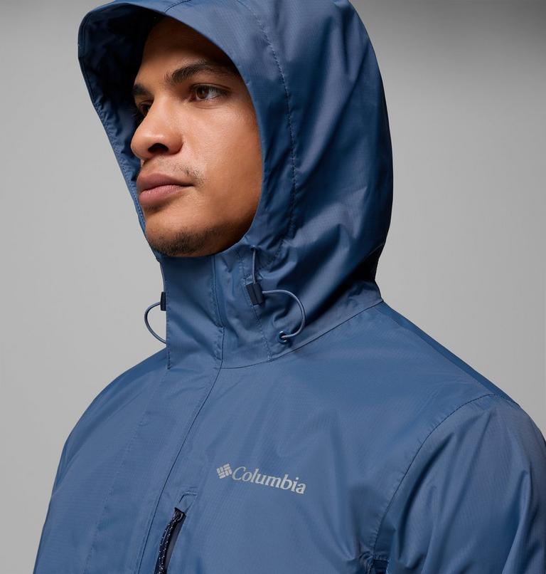 Men's Pouring Adventure III Waterproof Hiking Jacket, Color: Dark Mountain, image 8