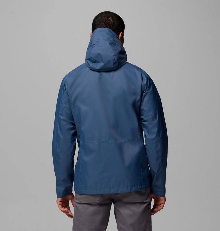 Men's Pouring Adventure III Waterproof Hiking Jacket, Color: Dark Mountain, image 3