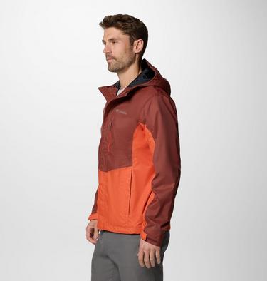 Veste de Randonnée Imperméable Pouring Adventure III Homme, Color: Spice, Tuscan, image 7
