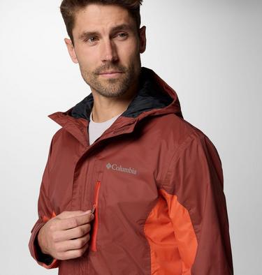 Veste de Randonnée Imperméable Pouring Adventure III Homme, Color: Spice, Tuscan, image 8